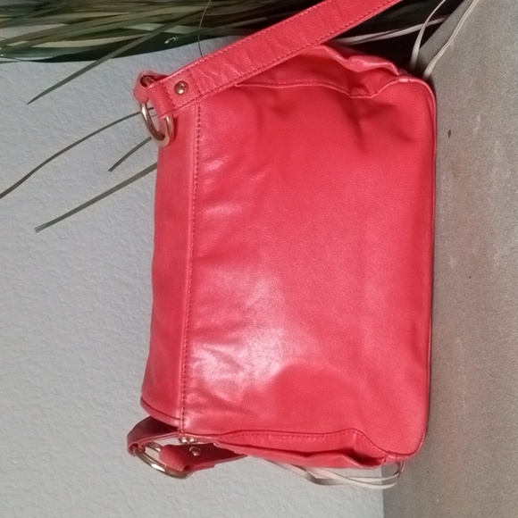 REBECCA MINKOFF Red Orange Conceal and Carry Shoulder Bag Purse. COA!! - Picture 3 of 14